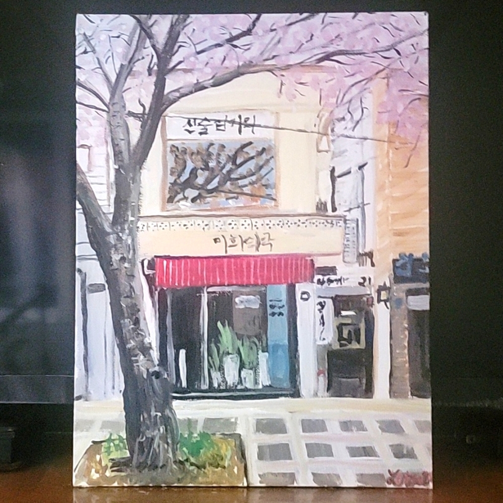 9 x 12 original acrylic painting on canvas